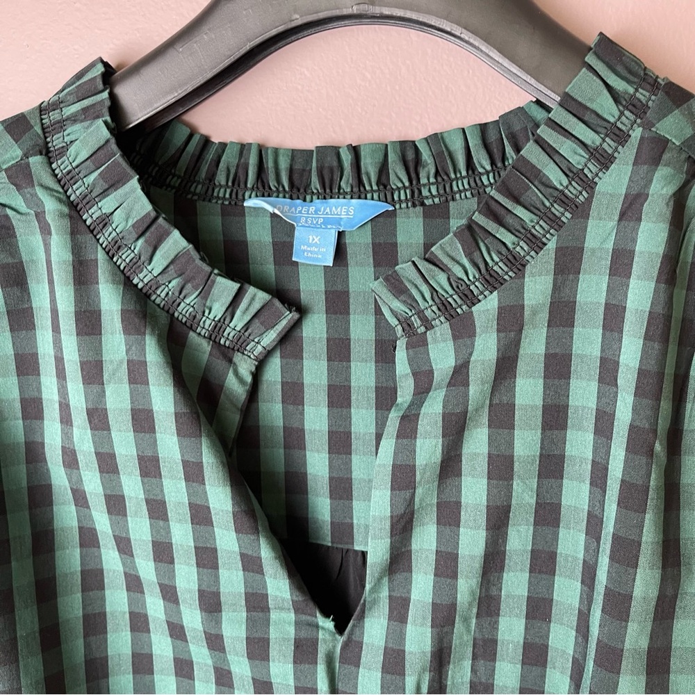 Draper James Green Checkered Dress - Picture 6 of 11